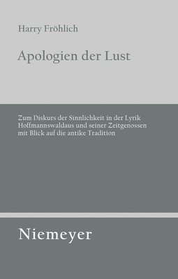 bokomslag Apologien der Lust