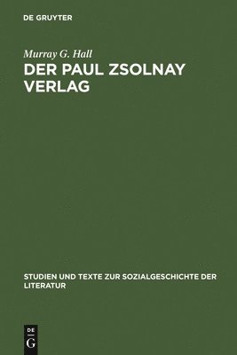 Der Paul Zsolnay Verlag 1