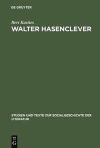 bokomslag Walter Hasenclever