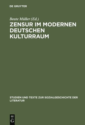 bokomslag Zensur im modernen deutschen Kulturraum