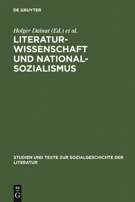 Literaturwissenschaft und Nationalsozialismus 1