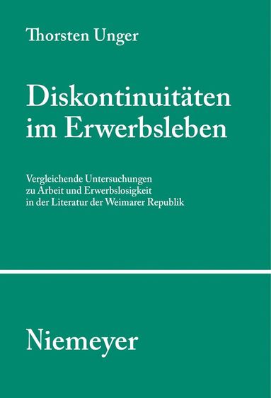 Thorsten Unger - Diskontinuitäten im Erwerbsleben, Häftad