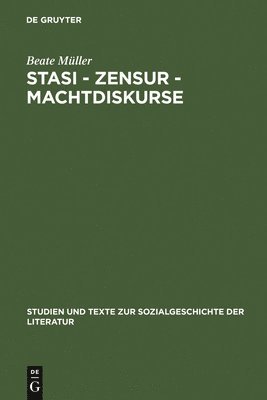 bokomslag Stasi - Zensur - Machtdiskurse