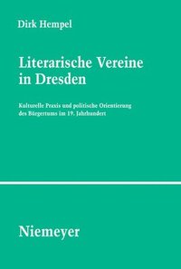 bokomslag Literarische Vereine in Dresden