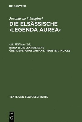 bokomslag Die elsssische &gt;Legenda aurea