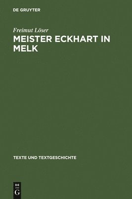 bokomslag Meister Eckhart in Melk