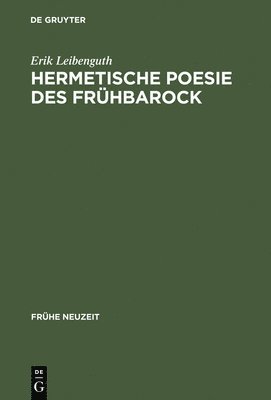 Hermetische Poesie Des Frhbarock 1