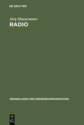 Jürg Häusermann - Radio, Inbunden