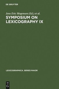 bokomslag Symposium on Lexicography IX
