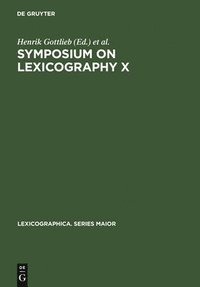 bokomslag Symposium on Lexicography X