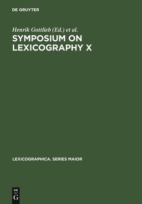 Symposium on Lexicography X 1