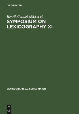 bokomslag Symposium on Lexicography XI