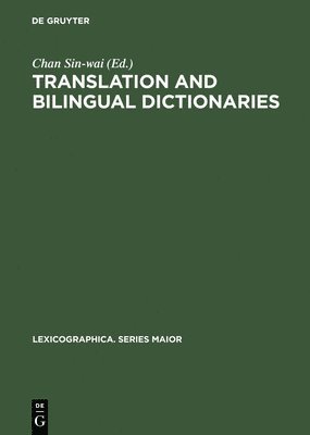 Translation and Bilingual Dictionaries 1