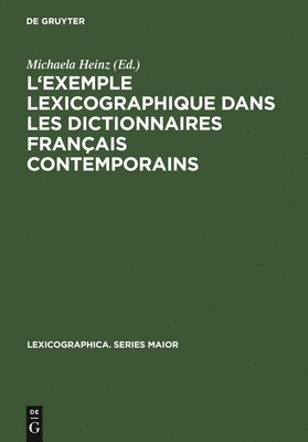 L'Exemple Lexicographique Dans Les Dictionnaires Franais Contemporains 1