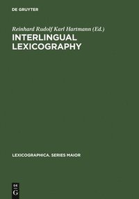 bokomslag Interlingual Lexicography