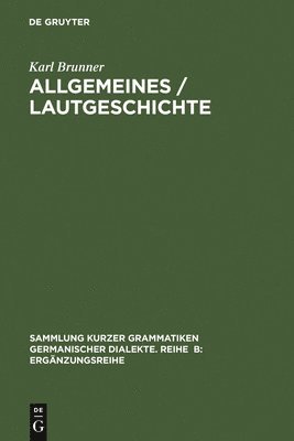 Allgemeines / Lautgeschichte 1