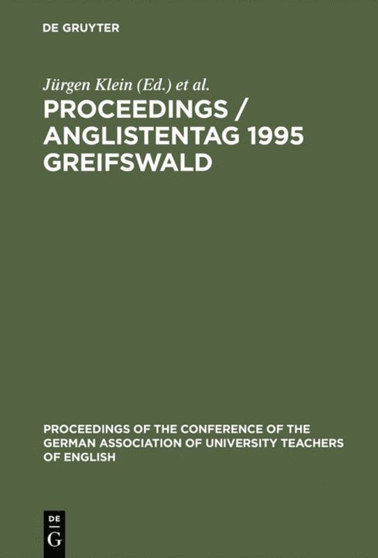 Proceedings / Anglistentag 1995 Greifswald