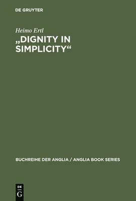 bokomslag "Dignity in Simplicity"