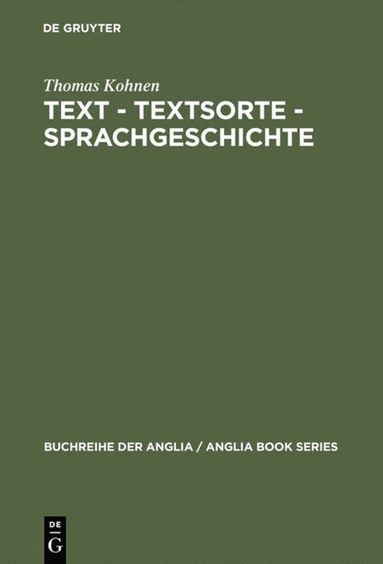 bokomslag Text - Textsorte - Sprachgeschichte