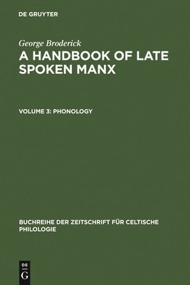 George Broderick - Phonology, Inbunden