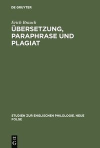 bokomslag bersetzung, Paraphrase Und Plagiat