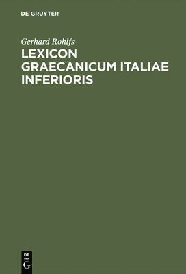 Lexicon Graecanicum Italiae Inferioris 1