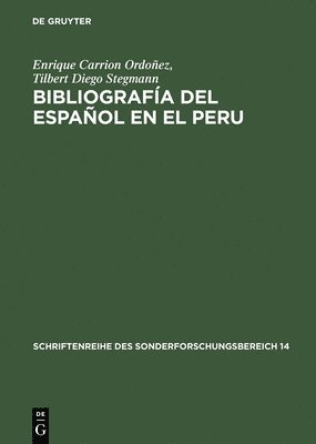 Bibliografa del Espaol En El Peru 1