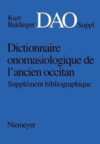 bokomslag Dictionnaire onomasiologique de l'ancien occitan (DAO)