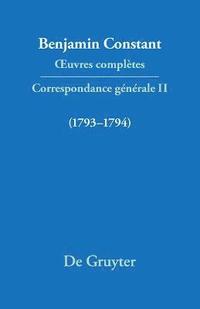 bokomslag OEuvres complètes, II, Correspondance 1793-1794