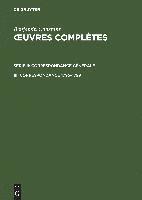 bokomslag OEuvres complètes, III, Correspondance 1795-1799