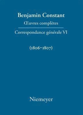 bokomslag Correspondance Gnrale 1806-1807