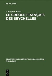 bokomslag Le Crole Franais Des Seychelles