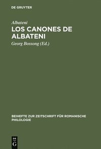 bokomslag Los canones de Albateni
