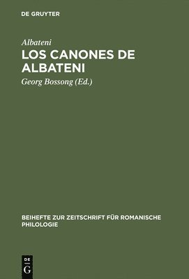 Albateni, Georg Bossong - canones de Albateni, Inbunden