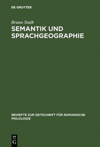 bokomslag Semantik und Sprachgeographie