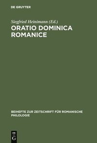 bokomslag Oratio Dominica Romanice