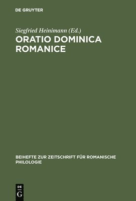 Siegfried Heinimann - Oratio Dominica Romanice, Inbunden