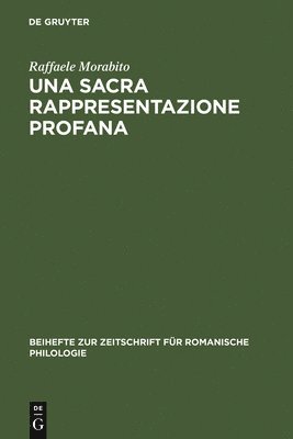 bokomslag sacra rappresentazione profana