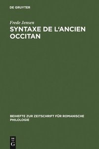 bokomslag Syntaxe de l'ancien occitan