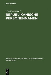 bokomslag Republikanische Personennamen