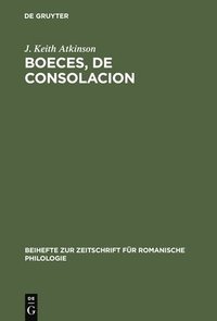 bokomslag Boeces, De Consolacion