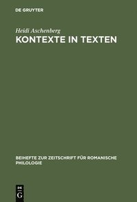 bokomslag Kontexte in Texten