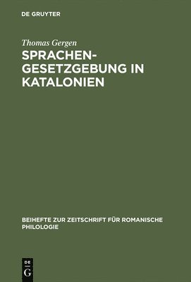 bokomslag Sprachengesetzgebung in Katalonien