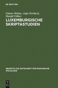 bokomslag Luxemburgische Skriptastudien
