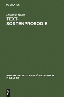 bokomslag Textsortenprosodie