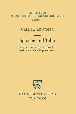 Ursula Reutner - Sprache und Tabu, Inbunden