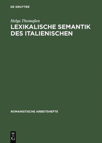 bokomslag Lexikalische Semantik des Italienischen