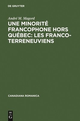 Une minorit francophone hors Qubec 1