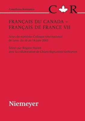 bokomslag Franais du Canada - Franais de France VII