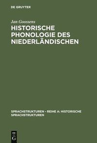 bokomslag Historische Phonologie Des Niederlndischen